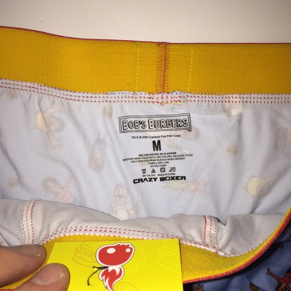 Last Size! MEDIUM Bob’s Burgers CRAZY BOXER Trunk - Picture 8 of 8